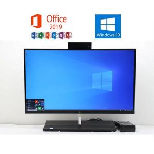 HP EliteOne 1000 G1 All-in-One Core i7 Microsoft Office 2019 7700 3.6GHz/16GB/512GB(SSD)/27W/4K(3840x2160)/Win10 中古デスクトップパソコン 送料無料