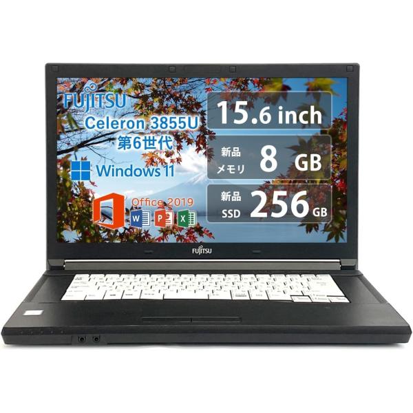 富士通 FMV LIFEBOOK A576 15.6型 第6世代CPU Celeron-3855U/...