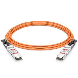 光 ケーブル FS標準 30m (98ft) Mellanox MC220731V-030互換, 56G QSFP+アクティブオプティカルケーブル(AOC) 【バルク品】送料無料