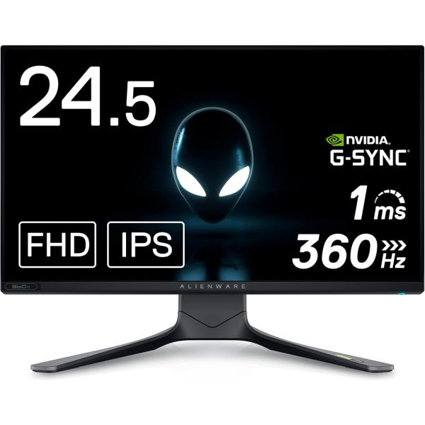 DELL Alienware ゲーミングモニター 24.5インチ AW2521H FPS向き/フルH...
