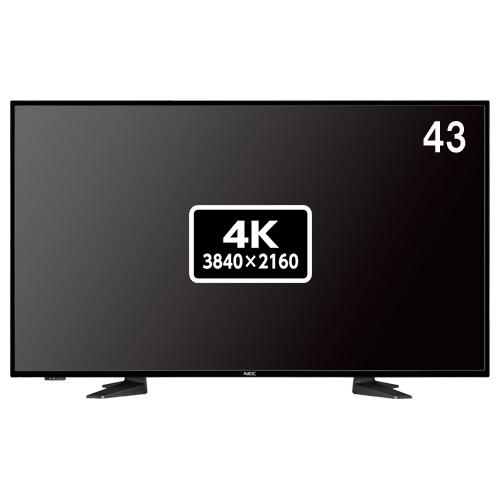 【中古】NEC ディスプレイ LCD-E437Q 43型  4K対応 パブリック液晶 ディスプレイ ...