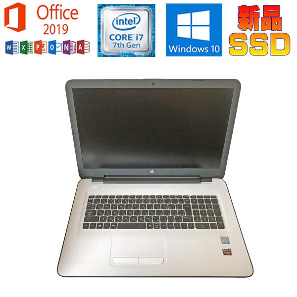 ノートパソコ HP 17-X117TX Microsoft Office 2019 Core i7 ...