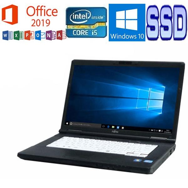 中古パソコン 富士通A572/E Microsoft Office 2019 Win 10 Core...