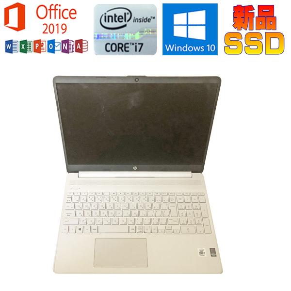 中古ノートパソコン HP 15S-FQ2549TU Office 2019 Core i7-1165...