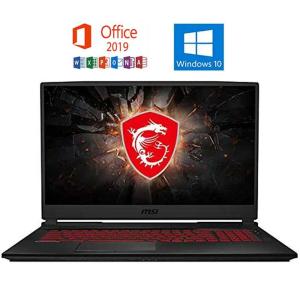 MSI GL75 Leopard 17.3インチ FHD Microsoft Office 2019 Intel 第10世代 Core i7-10750H Nvidia Geforce GTX 1660Ti 16GB RAM 256GB SSD 1TB HDD Windo