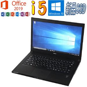 中古パソコン NEC VersaPro VK17TG-J Microsoft Office2019 Win10 13.3型ワイド液晶 解像度2560×1440 Core i5搭載 メモリ4GB 新品SSD128GB｜notepc-store