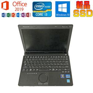 Panasonic CF-J10 Microsoft Office 2019 Win 10 Core i5-M580 2.6GHz メモリー4GB 新品SSD128GB 10.1インチ HDMI 中古ノートパソコン