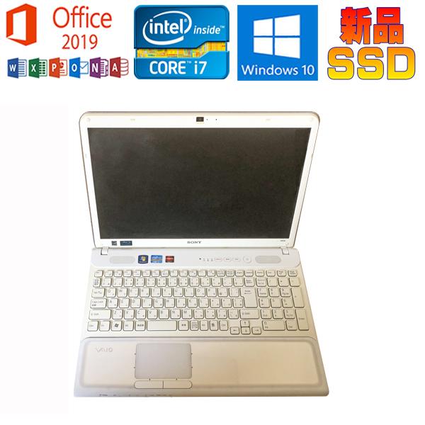 中古パソコン SONY VAIO VPCCB4AJ白 Microsoft Office 2019 C...