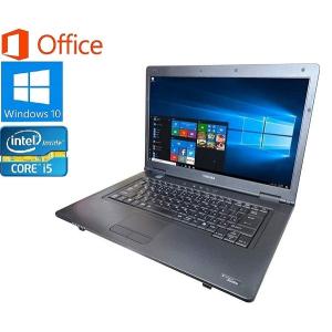 中古パソコン TOSHIBA B551 Microsoft Office2019 Win 10搭載Core i5 2.5GHz新品メモリ8GB 新品SSD240GB DVDドライブ SDカードスロット 大画面15.6インチ