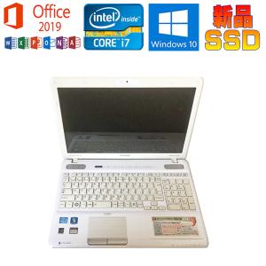 中古パソコン TOSHIBA dynabook T551/58CW PT55158CBFW Microsoft Office 2019 Core i7 2630QM 2GHz 8GB SSD128GB Blue-Ray 10キー Webカメラ