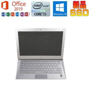 中古パソコン SONY VAIO Duo 13 SVD1323A1J ホワイト Office 2019 Core i5 4200U 1.6GHz 4GB 128GB(SSD) 13.3型タッチパネル Webカメラ Windows 10 Pro