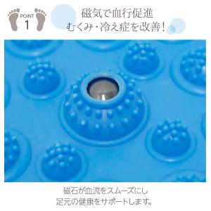 足つぼマット 丸 磁石 足ツボマットゴム 足ツ...の詳細画像2