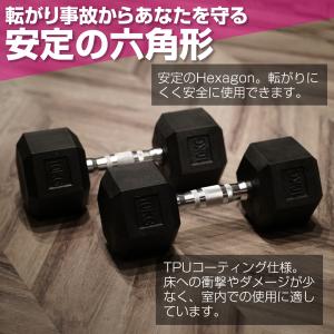 ダンベル 鉄アレイ 10kg 2個セット 20...の詳細画像4