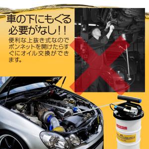 オイルチェンジャー 手動 6l 手動式 エアー...の詳細画像4