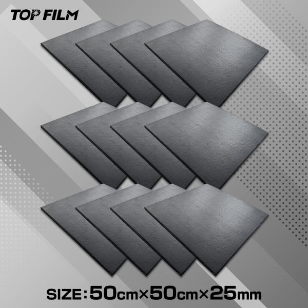 ジムマット ゴムマット トレーニングマット 大判 50×50cm 厚さ 25mm 2.5cm ゴムフ...