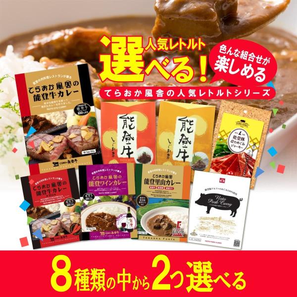 被災地特産品 ポイント消化 景品 能登牛 カレー など2品2,592円分が選べる