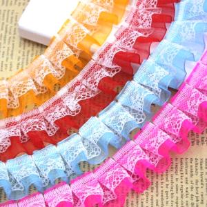 フリルレース CC000 50cm単位 ホワイト 縁飾り ロリータ ハンドメイド パーツ