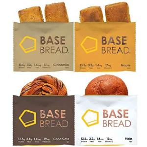 BASE BREAD ベースブレッド 4種 （プレーン4袋・チョコレート4袋・メープル4袋・シナモン4袋） 16袋セット 完全食