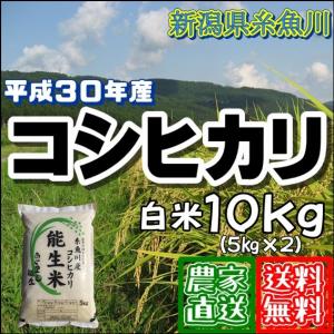 お米10kg白米 新潟産糸魚川 コシヒカリ 能生米 農家直送...