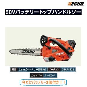 ヤマビコ エコー 50Vリチウムイオン2Pバッテリー LBP-50-250G