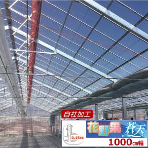 塗布タイプ農POフィルム 花野果 蒼天 厚さ0.15mm 幅800cm 数量で長さ(m
