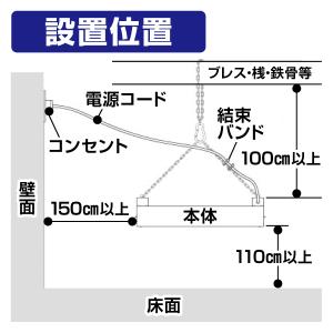 畜産用カーボンヒーター(NK-21CLB)の詳細画像4