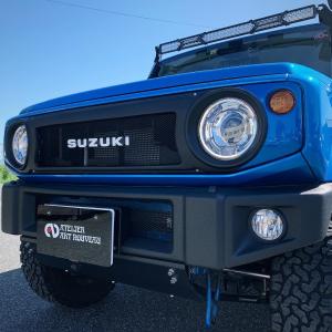 スズキジムニーJB64JB74純正グリルラプターライナー塗装 jb64 74 ジムニー シエラ共通 グリル ラプターライナー塗装 新品