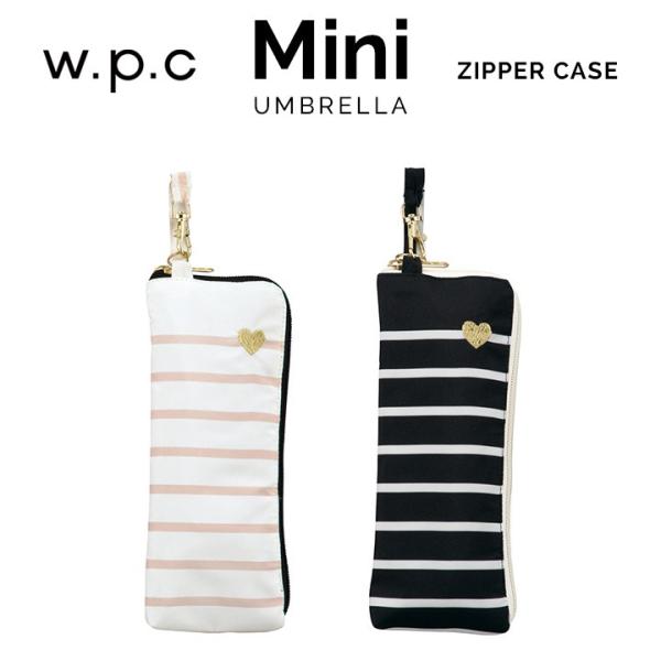 折りたたみ傘 レディース傘 wpc heart &amp; border gold mini w.p.c ワ...