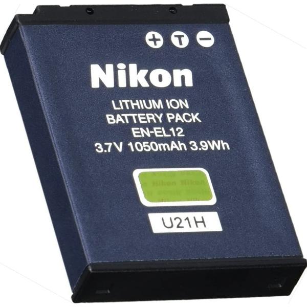 Nikon EN-EL12 Li-ionリチャージャブルバッテリー 良品 動作確認済み 1ヶ月保証付...