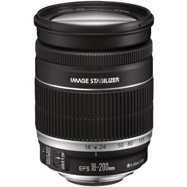 Canon EF-S18-200mm F3.5-5.6 IS APS-C対応 望遠ズームレンズ 良品...
