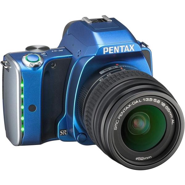 ペンタックス PENTAX K-S1 レンズキット ブルー  SDカード付き &lt;プレゼント包装承りま...