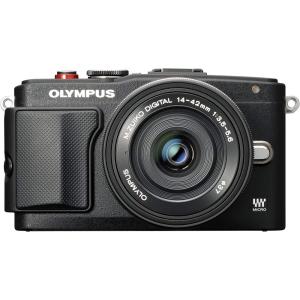 オリンパス OLYMPUS E-PL6 EZレンズキット ブラックE-PL6 EZ LKIT BLK SDカード付き <プレゼント包装承ります>