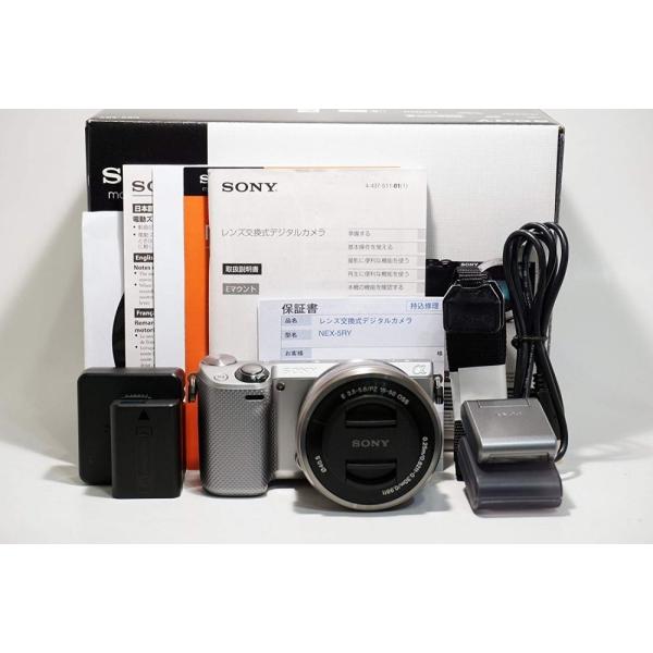 ソニー SONY  α NEX-5R パワーズームレンズキット シルバー NEX-5RL/S  <プ...