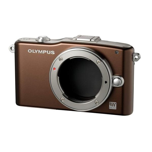 オリンパス OLYMPUS E-PM1 ボディ ブラウン  SDカード付き &lt;プレゼント包装承ります...