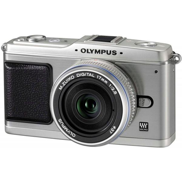 オリンパス OLYMPUS E-P1 パンケーキキット シルバー SDカード付き &lt;プレゼント包装承...