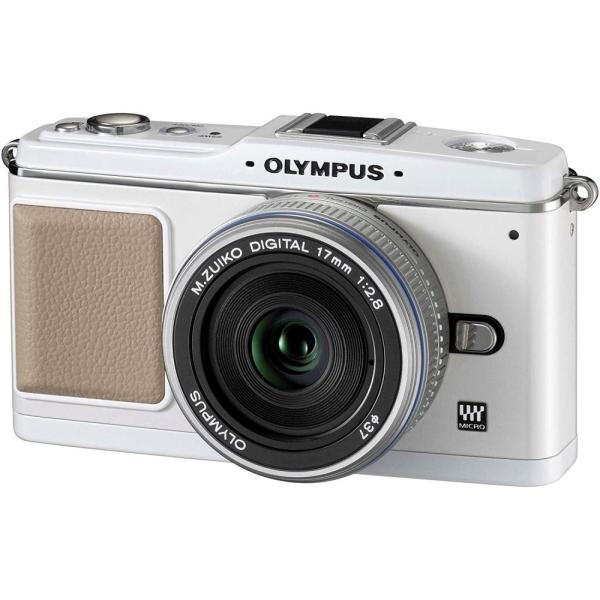 オリンパス OLYMPUS E-P1 パンケーキキット ホワイト SDカード付き &lt;プレゼント包装承...