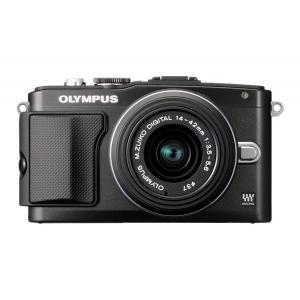オリンパス OLYMPUS E-PL5 レンズキット ブラック SDカード付き &lt;プレゼント包装承り...