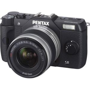 ペンタックス PENTAX デジタル Q10 ズームレンズキット ブラック Q10 LENSKIT BLACK  SDカード付き <プレゼント包装承ります>｜nouvelle-vie