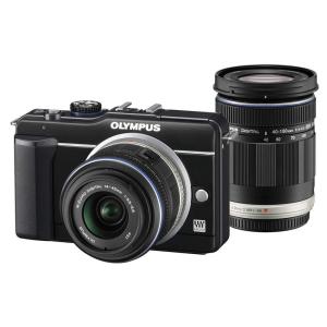 OLYMPUS E-PL1s ダブルズームキット ブラック 良品 動作確認済み 1ヶ月保証付 高性能