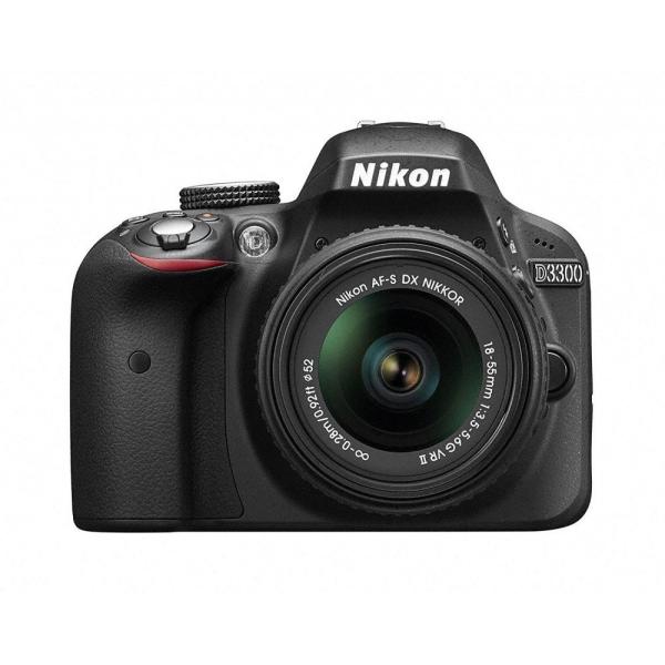 ニコン Nikon D3300 18-55 VR IIレンズキット ブラック SDカード付き &lt;プレ...