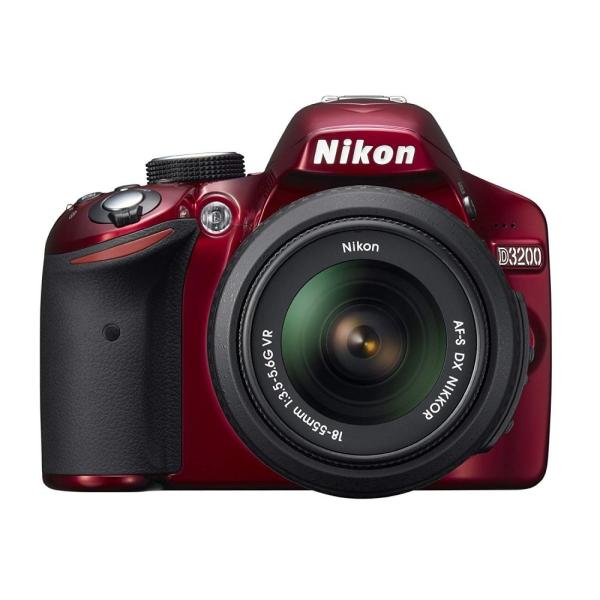 ニコン Nikon D3200 レンズキット レッド SDカード付き &lt;プレゼント包装承ります&gt;