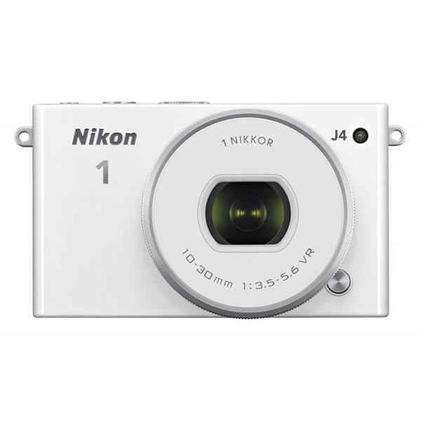 ニコン Nikon  J4 標準パワーズームレンズキット ホワイト SDカード付き &lt;プレゼント包装...