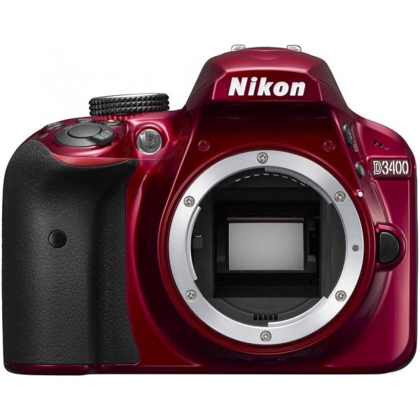 ニコン Nikon D3400 ボディー レッド D3400RD SDカード付き &lt;プレゼント包装承...