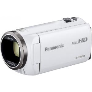 パナソニック Panasonic HDビデオカメラ V360M 16GB 高倍率90倍ズーム ホワイト HC-V360M-W <プレゼント包装承ります>｜nouvelle-vie