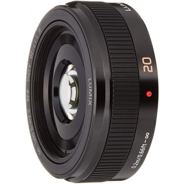 Panasonic G 20mm/F1.7 II ASPH. 単焦点レンズ ブラック 良品 動作確認...