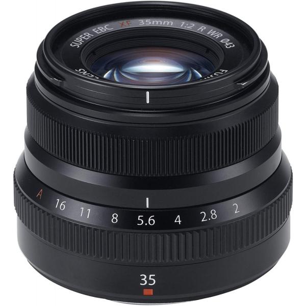 フジフィルム FUJIFILM 単焦点標準レンズ XF35mmF2R WR B ブラック <プレゼン...