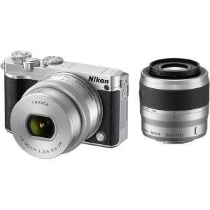 ニコン Nikon ミラーレス一眼 ニコン Nikon1 J5 ダブルズームキット シルバー J5WZSL