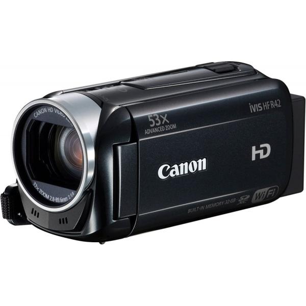 キヤノン Canon デジタルビデオカメラ iVIS HF R42 光学32倍ズーム 内蔵32GBメ...