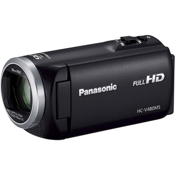 パナソニック Panasonic HDビデオカメラ V480MS 32GB 高倍率90倍ズーム ブラ...