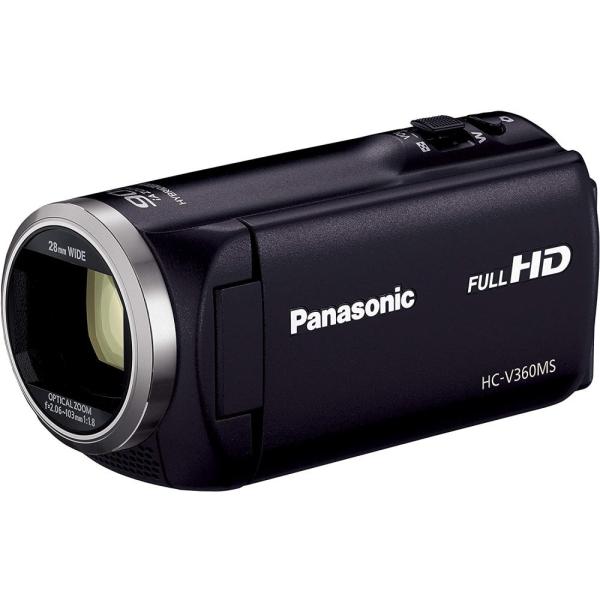 パナソニック Panasonic HDビデオカメラ V360MS 16GB 高倍率90倍ズーム ブラ...